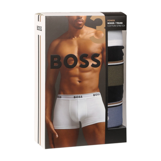 3PACK Boxers para hombre BOSS negro (50517827 980)