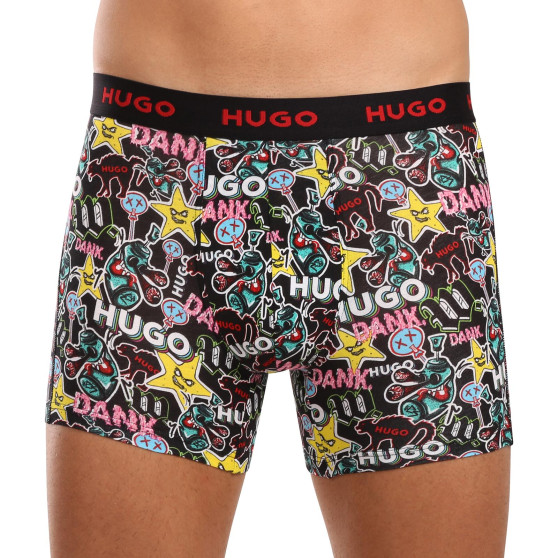 3PACK Boxers para hombre HUGO multicolor (50517887 979)