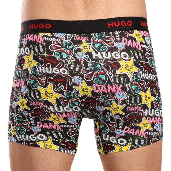 3PACK Boxers para hombre HUGO multicolor (50517887 979)