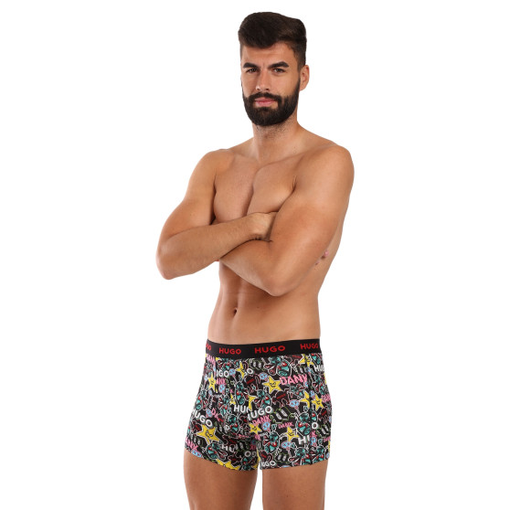 3PACK Boxers para hombre HUGO multicolor (50517887 979)