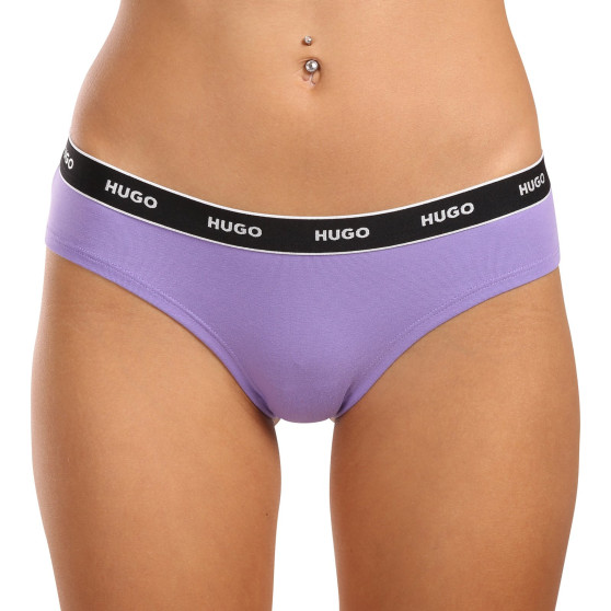 3PACK bragas de mujer HUGO multicolor (50480157 962)