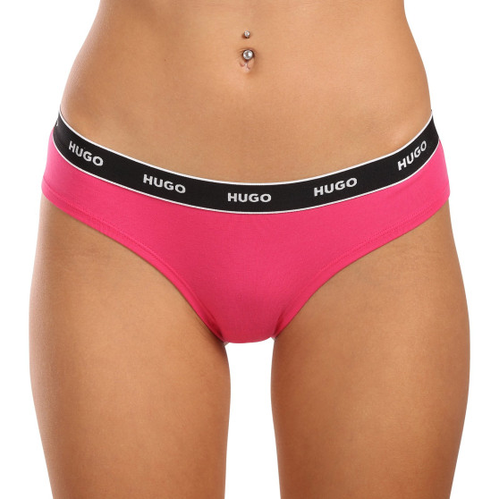 3PACK bragas de mujer HUGO multicolor (50480157 962)