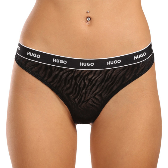 3PACK tanga de mujer HUGO multicolor (50480150 981)