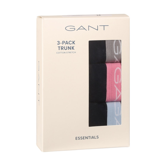 3PACK Boxers para hombre Gant negro (902423003-649)