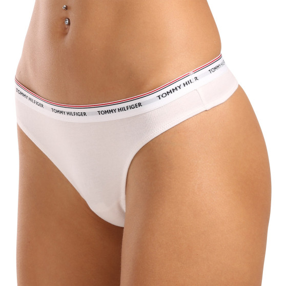 3PACK tanga de mujer Tommy Hilfiger multicolor (UW0UW04894 0VG)