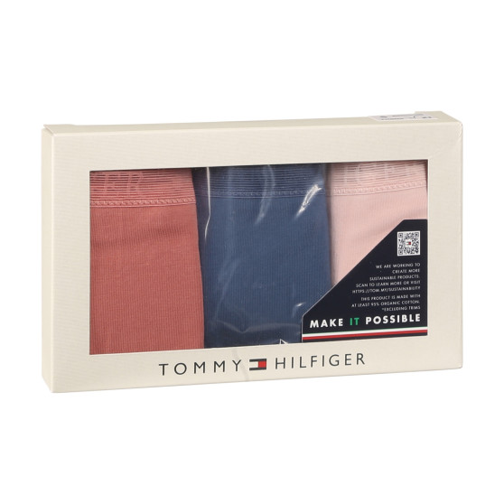 3PACK tanga de mujer Tommy Hilfiger multicolor (UW0UW04890 0U4)