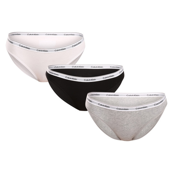 3PACK bragas de mujer Calvin Klein multicolor (QD5207E-MPI)