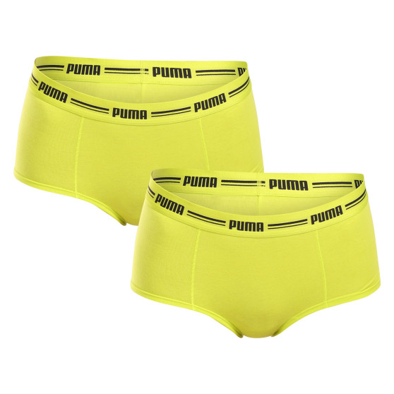 2PACK bragas de mujer Puma amarillo (603033001 021)