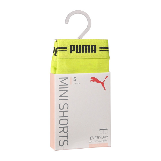 2PACK bragas de mujer Puma amarillo (603033001 021)