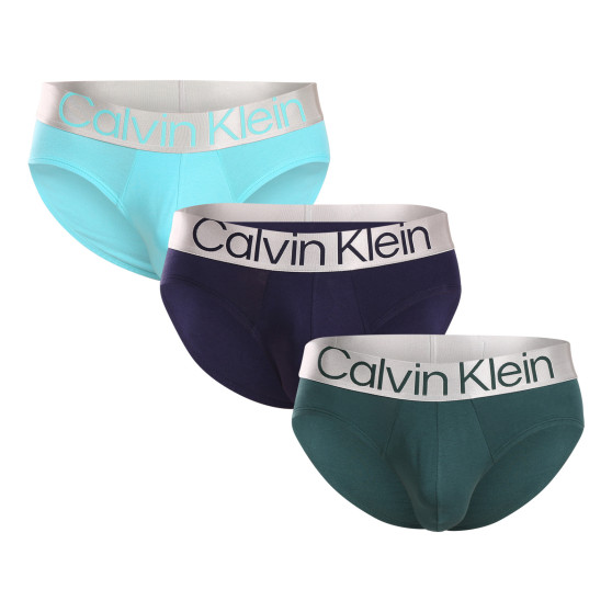 3PACK calzoncillos para hombre Calvin Klein multicolor (NB3129A-NA9)