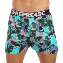 Represent Pantalones cortos de hombre exclusivos Mike Happy Sharks (R4M-BOX-0709)