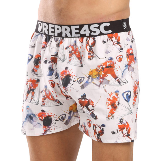 Represent Pantalones cortos de hombre exclusivos Mike We are the Champions (R4M-BOX-0710)