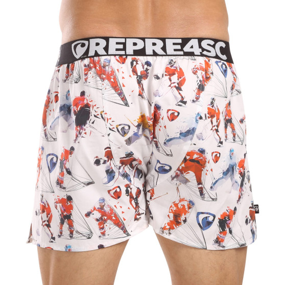 Represent Pantalones cortos de hombre exclusivos Mike We are the Champions (R4M-BOX-0710)