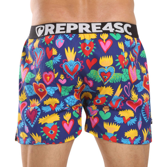 Represent Pantalones cortos de hombre exclusivos Mike Burning Valentine (R4M-BOX-0705)