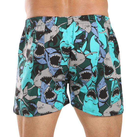 Represent Pantalones cortos de hombre exclusivos Ali Happy Sharks (R4M-BOX-0609)