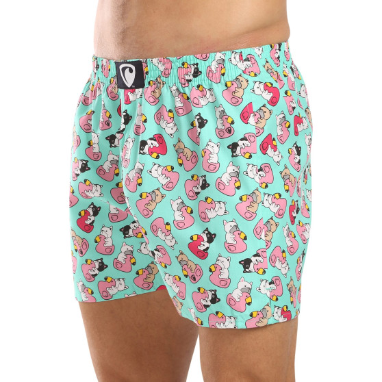 Represent Pantalones cortos de baño exclusivos para hombre Ali Bulldog (R4M-BOX-0611)