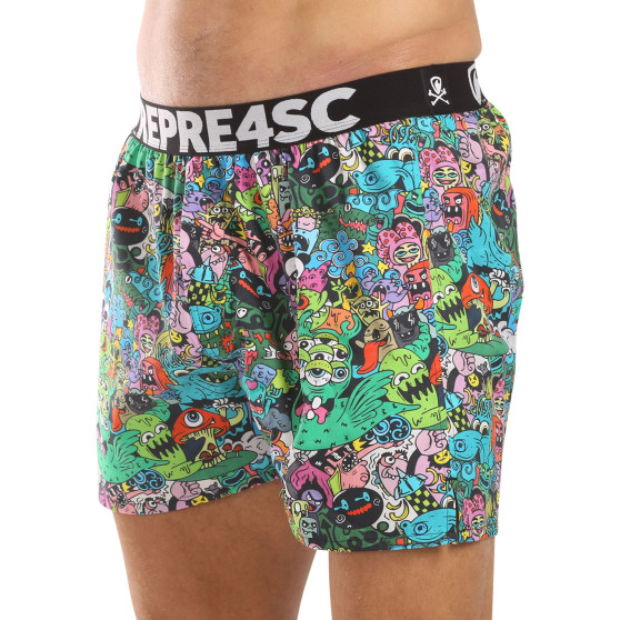 Represent Pantalones cortos de hombre exclusivos Mike Monsters (R4M-BOX-0715)