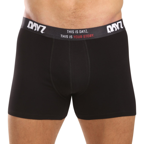 3PACK Boxers para hombre DAYZ negro (DZ001)