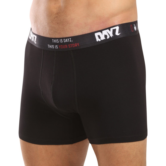 3PACK Boxers para hombre DAYZ negro (DZ001)