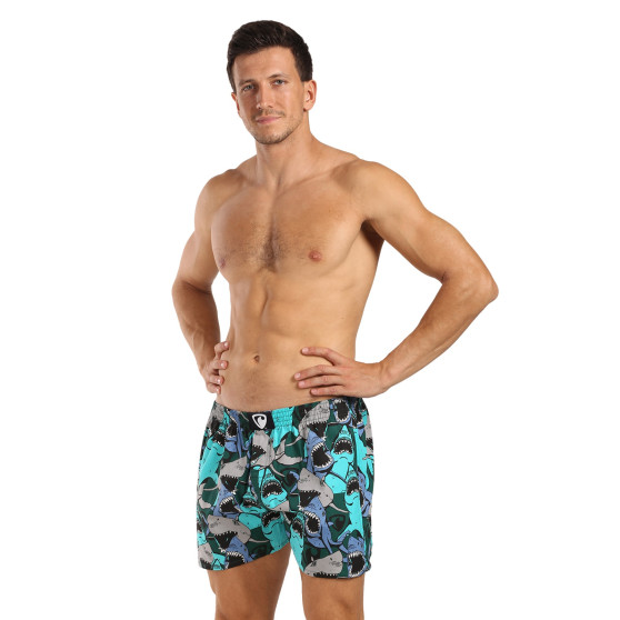 Represent Pantalones cortos de hombre exclusivos Ali Happy Sharks (R4M-BOX-0609)