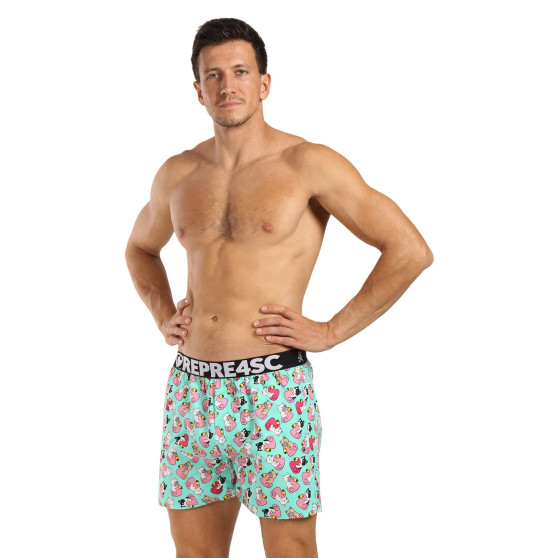 Represent Pantalones cortos de baño exclusivos para hombre Mike Bulldog (R4M-BOX-0711)