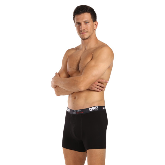 3PACK Boxers para hombre DAYZ negro (DZ001)