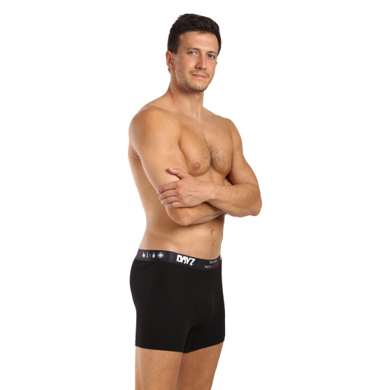 3PACK Boxers para hombre DAYZ negro (DZ001)