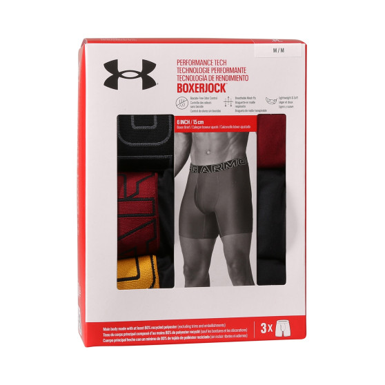 3PACK Boxers para hombre Under Armour multicolor (1383878 625)