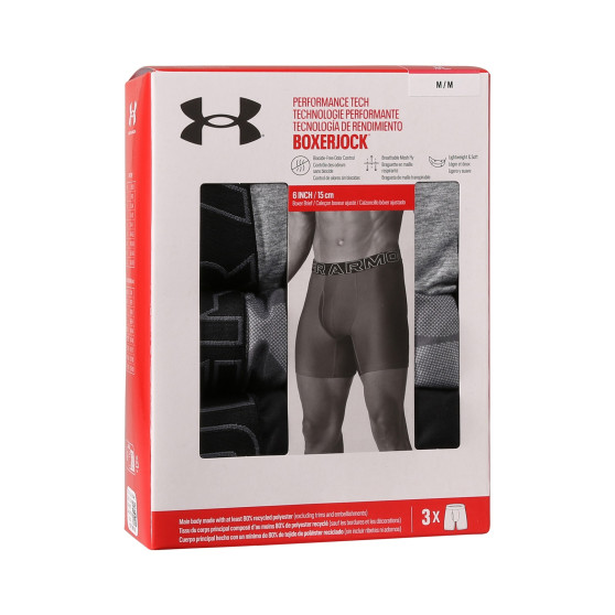 3PACK Boxers para hombre Under Armour multicolor (1383879 035)