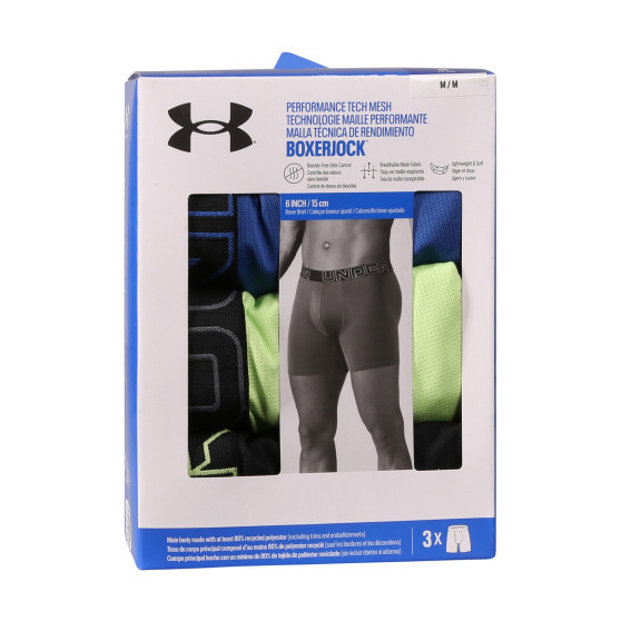 3PACK Boxers para hombre Under Armour multicolor (1383884 432)