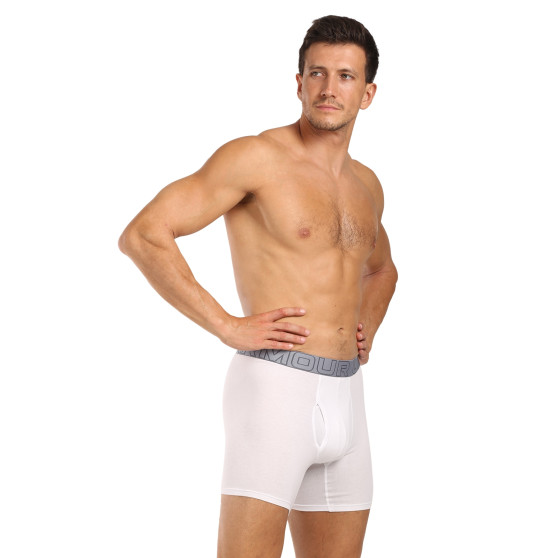 3PACK Boxers para hombre Under Armour blanco (1383889 100)