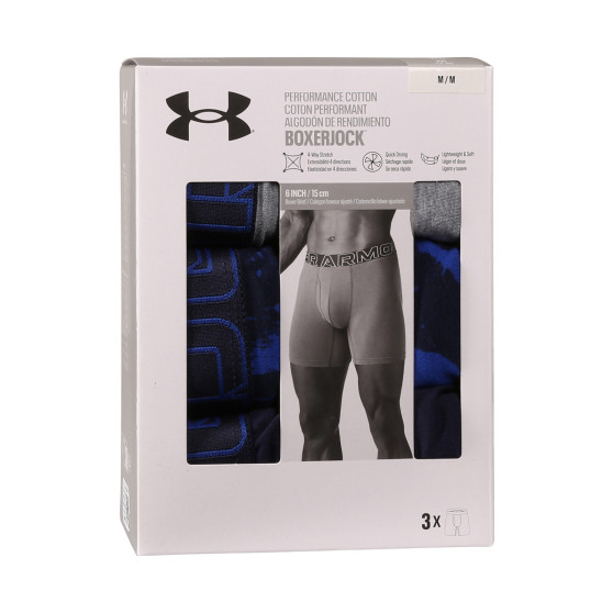 3PACK Boxers para hombre Under Armour multicolor (1383890 400)