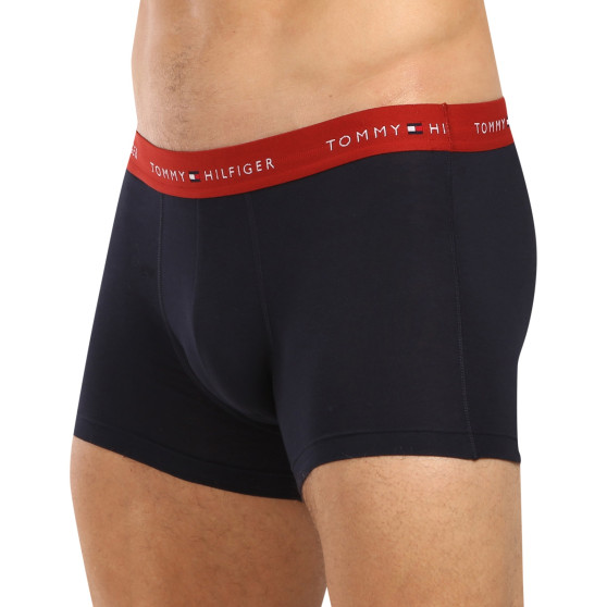 3PACK Boxers para hombre Tommy Hilfiger azul oscuro (UM0UM02763 0WR)