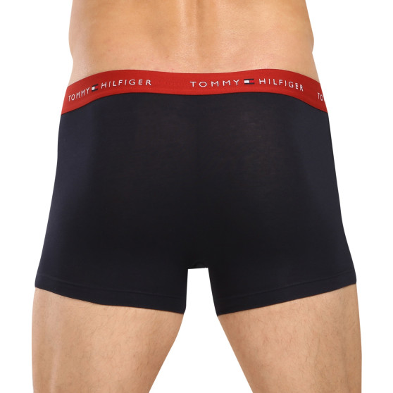 3PACK Boxers para hombre Tommy Hilfiger azul oscuro (UM0UM02763 0WR)