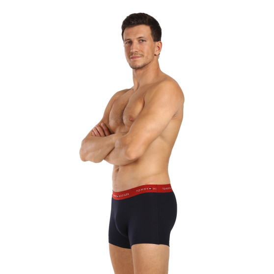 3PACK Boxers para hombre Tommy Hilfiger azul oscuro (UM0UM02763 0WR)