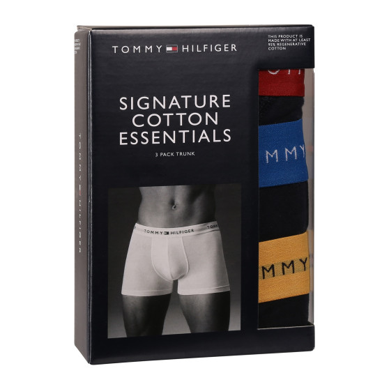 3PACK Boxers para hombre Tommy Hilfiger azul oscuro (UM0UM02763 0WR)