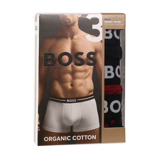 3PACK Boxers para hombre BOSS multicolor (50517836 977)