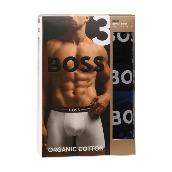 3PACK Boxers para hombre BOSS multicolor (50517840 982)