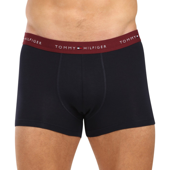 3PACK Boxers para hombre Tommy Hilfiger azul oscuro (UM0UM02763 05K)