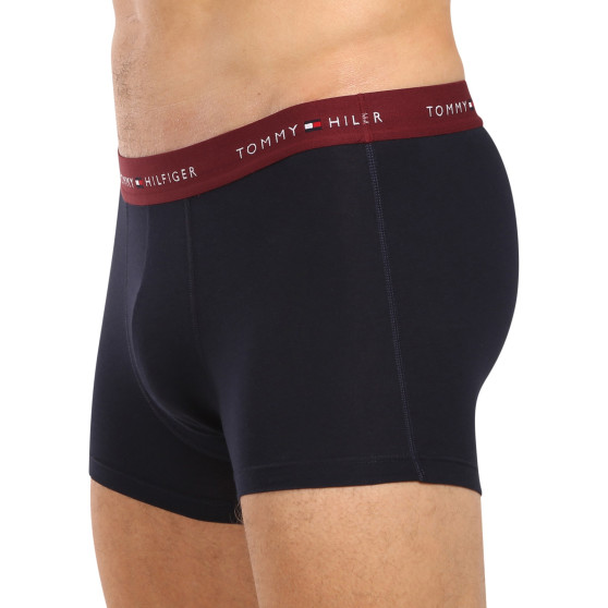 3PACK Boxers para hombre Tommy Hilfiger azul oscuro (UM0UM02763 05K)