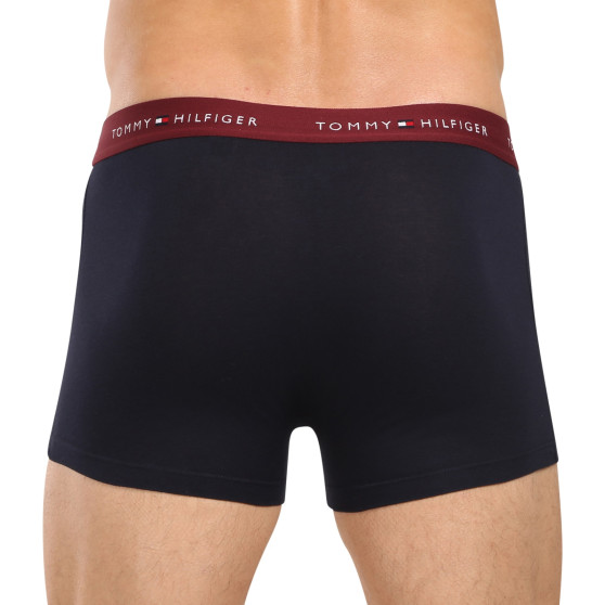 3PACK Boxers para hombre Tommy Hilfiger azul oscuro (UM0UM02763 05K)