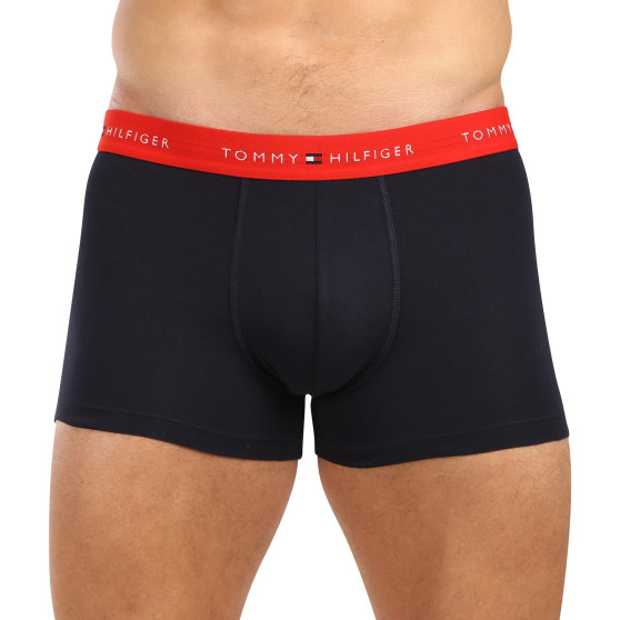 3PACK Boxers para hombre Tommy Hilfiger azul oscuro (UM0UM02763 05K)