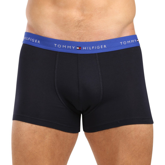 3PACK Boxers para hombre Tommy Hilfiger azul oscuro (UM0UM02763 05K)