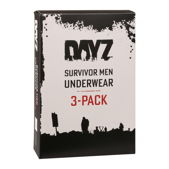 3PACK Boxers para hombre DAYZ negro (DZ001)