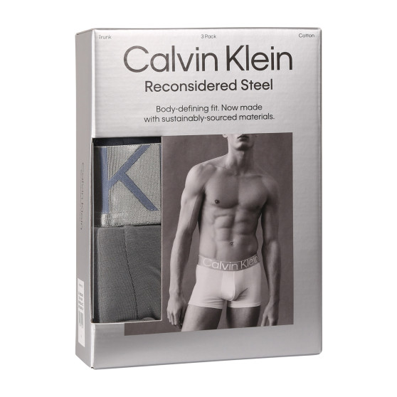 3PACK Boxers para hombre Calvin Klein multicolor (NB3130A-PZD)