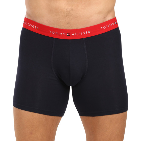 3PACK Boxers para hombre Tommy Hilfiger azul oscuro (UM0UM02765 0W3)