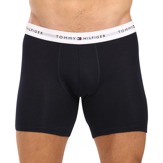 3PACK Boxers para hombre Tommy Hilfiger azul oscuro (UM0UM02765 0W3)