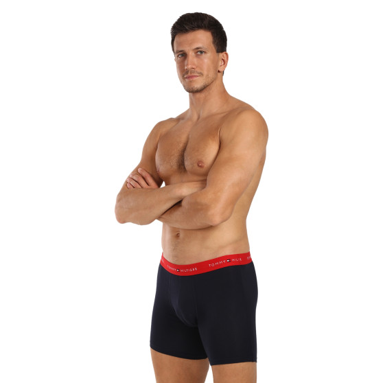 3PACK Boxers para hombre Tommy Hilfiger azul oscuro (UM0UM02765 0W3)