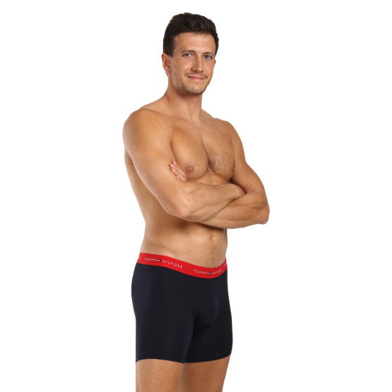 3PACK Boxers para hombre Tommy Hilfiger azul oscuro (UM0UM02765 0W3)