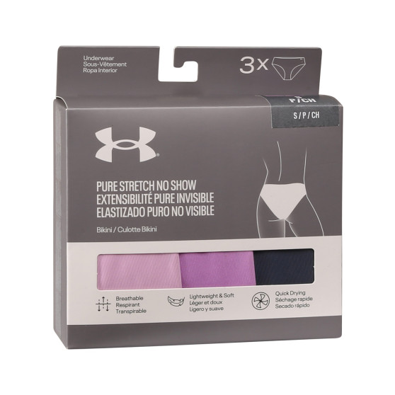 3PACK bragas de mujer Under Armour multicolor (1383898 572)